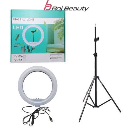 رینگ لایت عکاسی Ring Light YQ-320B R12 به همراه سه پایه — تصویر ۷
