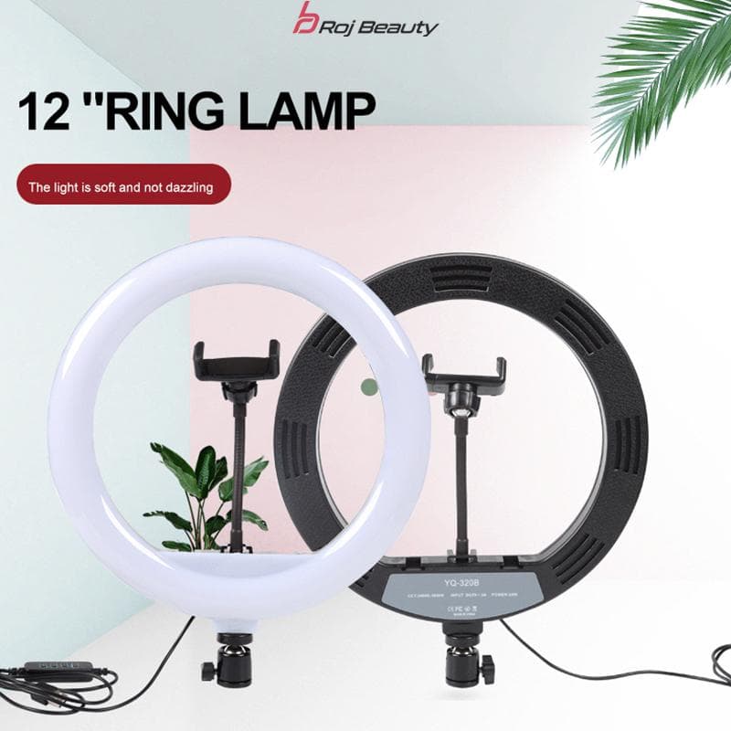 رینگ لایت عکاسی Ring Light YQ-320B R12 به همراه سه پایه — تصویر ۴