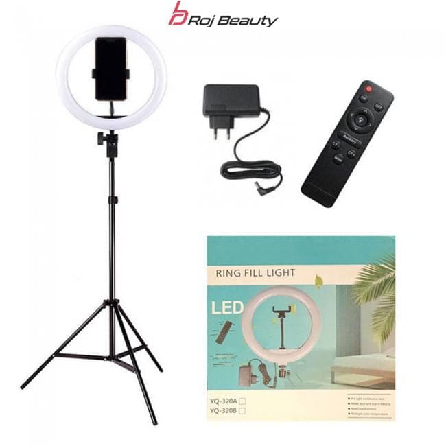 رینگ لایت عکاسی Ring Light YQ-320B R12 به همراه سه پایه — تصویر ۲