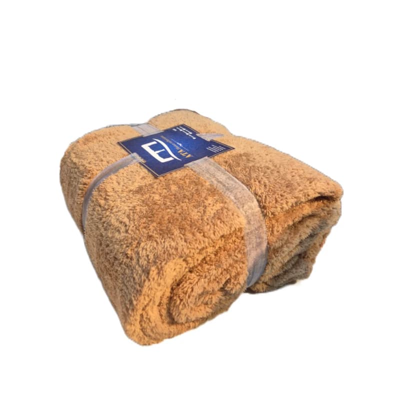 پتو تدی سام خواب سایز 220×180 سانتی متر رنگ شتری