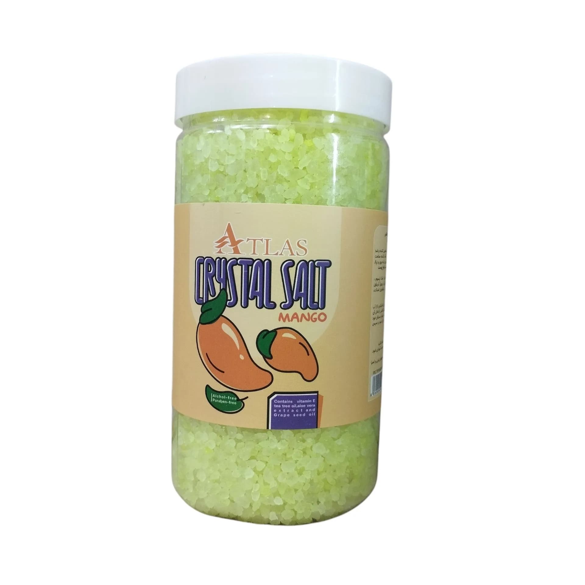 نمک کریستال اطلس رایحه انبه وزن 1 کیلوگرم مدل Crystal Salt