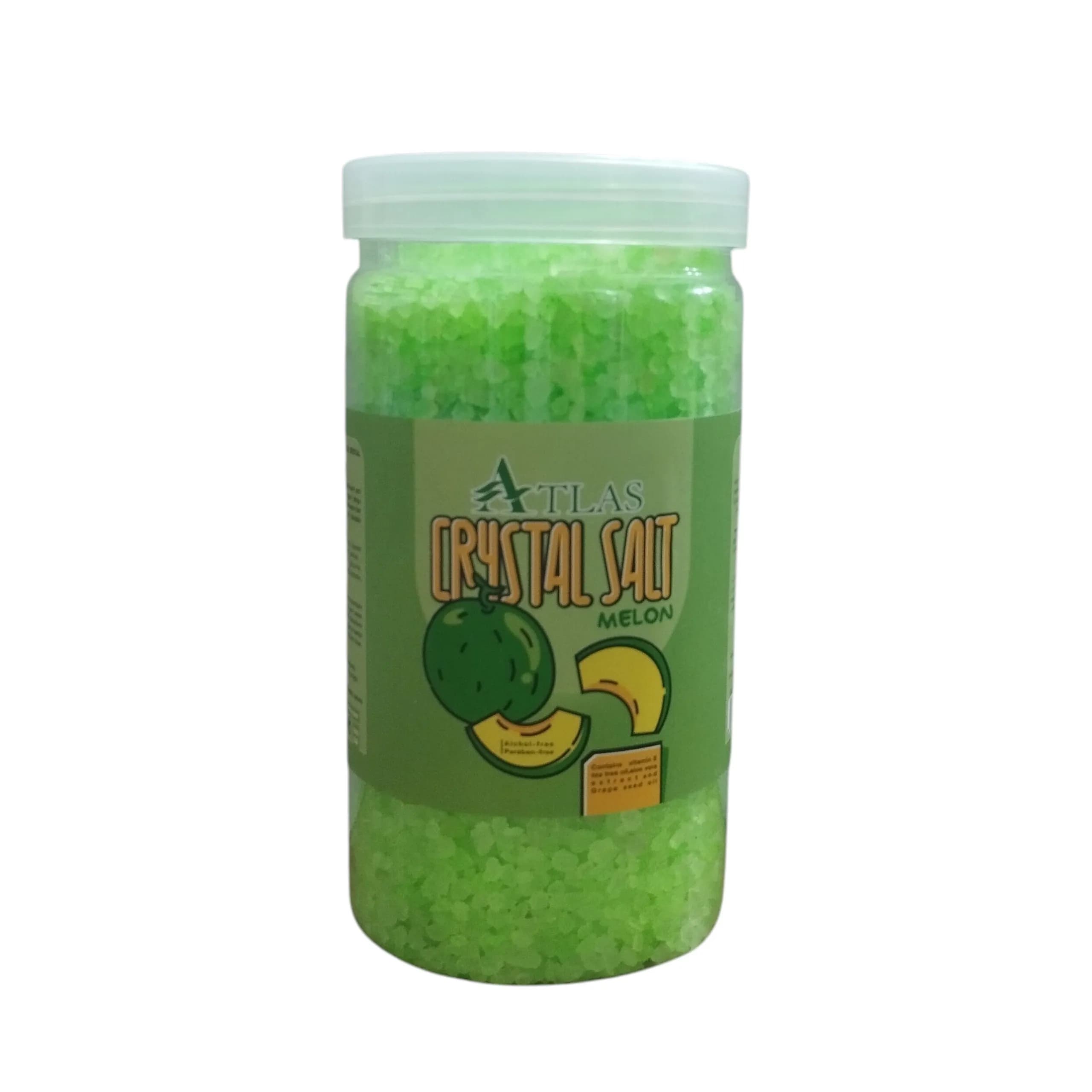 نمک کریستال اطلس در رایحه طالبی وزن 1 کیلوگرم مدل Crystal Salt