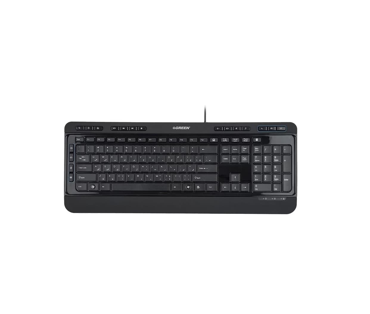 کیبورد با سیم Green مدل GK502