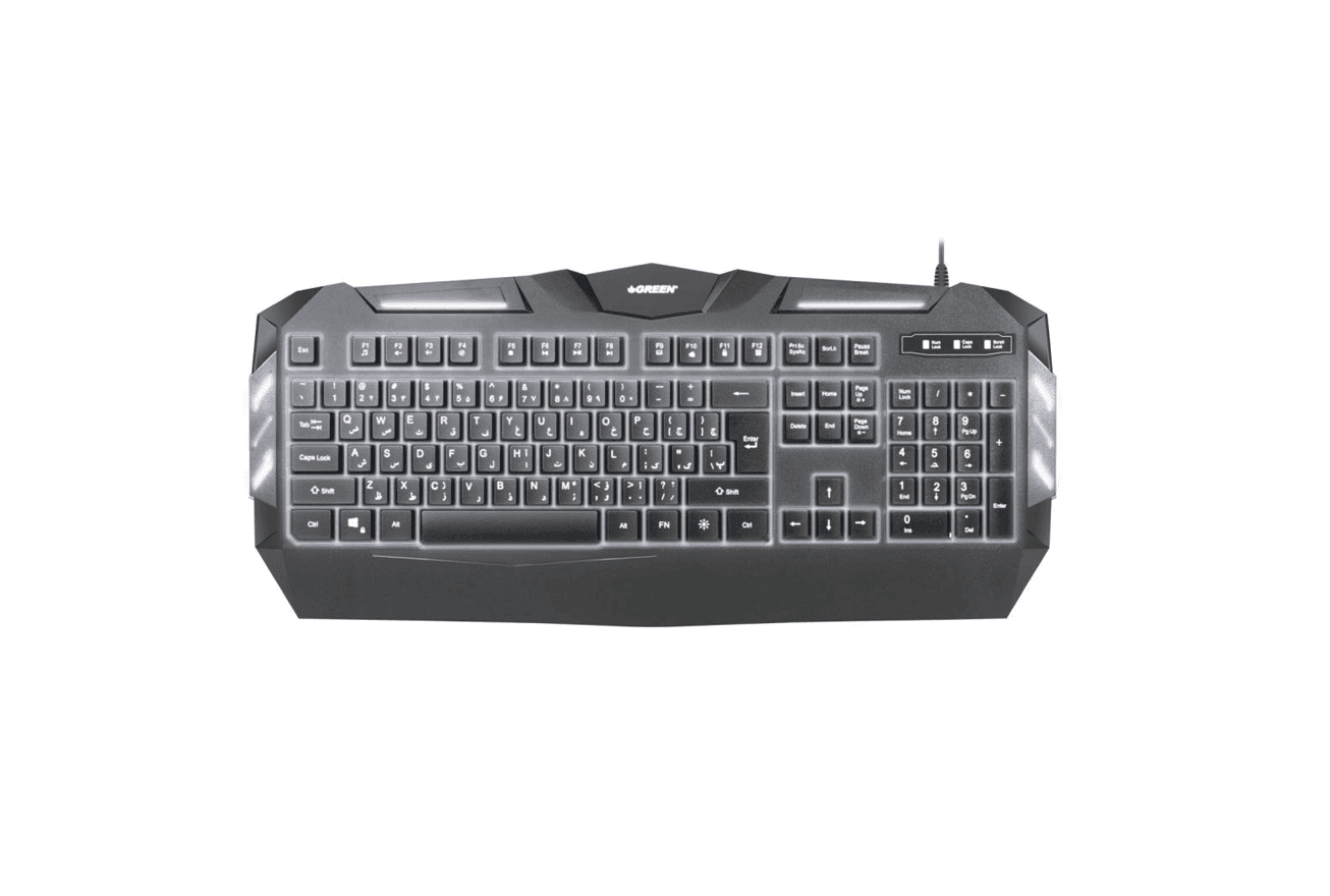 کیبورد با سیم گیمینگ Green مدل GK403