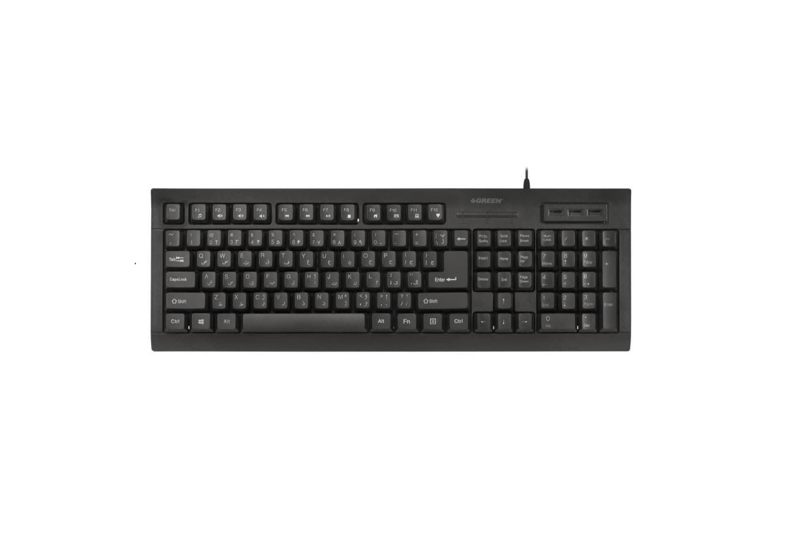 کیبورد با سیم Green مدل GK402