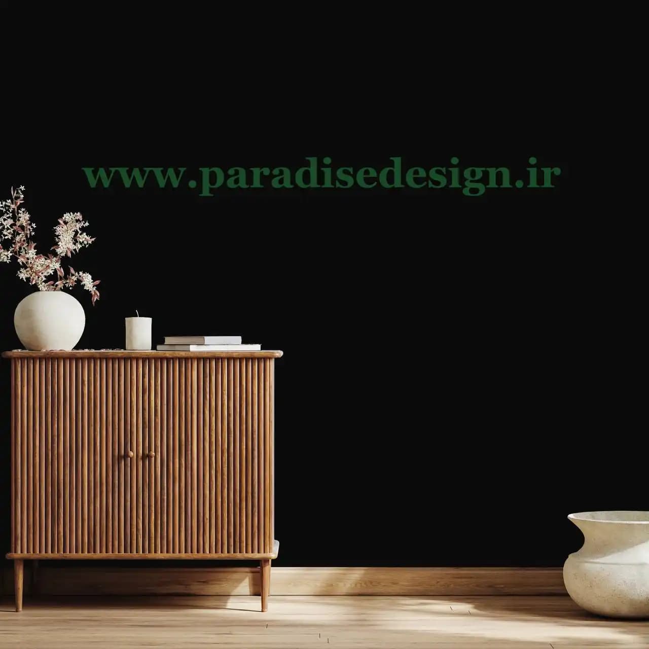 کاغذ دیواری مشکی ساده — تصویر ۲