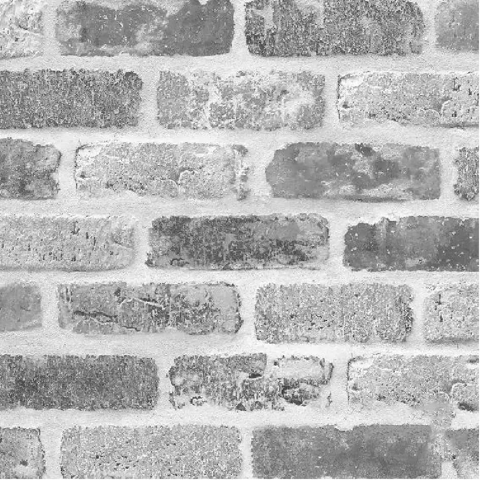 کاغذ دیواری طرح آجر طوسی مشکی NW8034