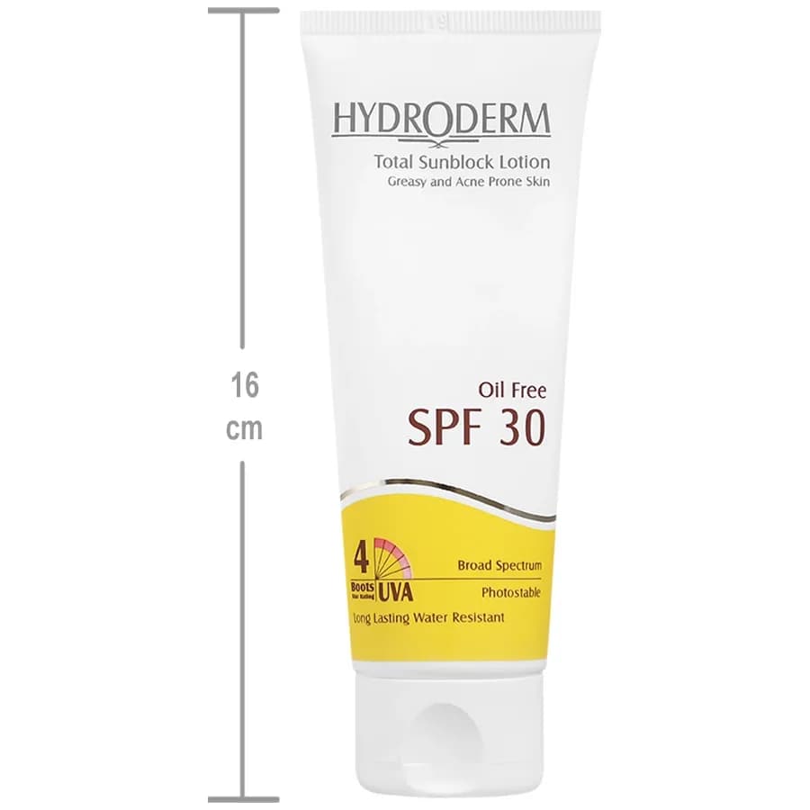 لوسیون ضد افتاب SPF30 فاقد چربی هیدرودرم – قیمت قبل — تصویر ۲