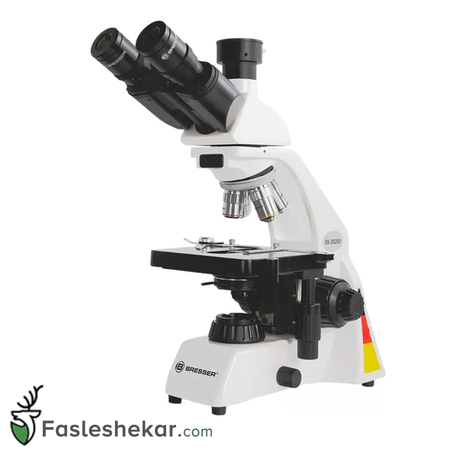 میکروسکوپ سه‌چشمی زیستی برسر مدل Bresser 55-20200