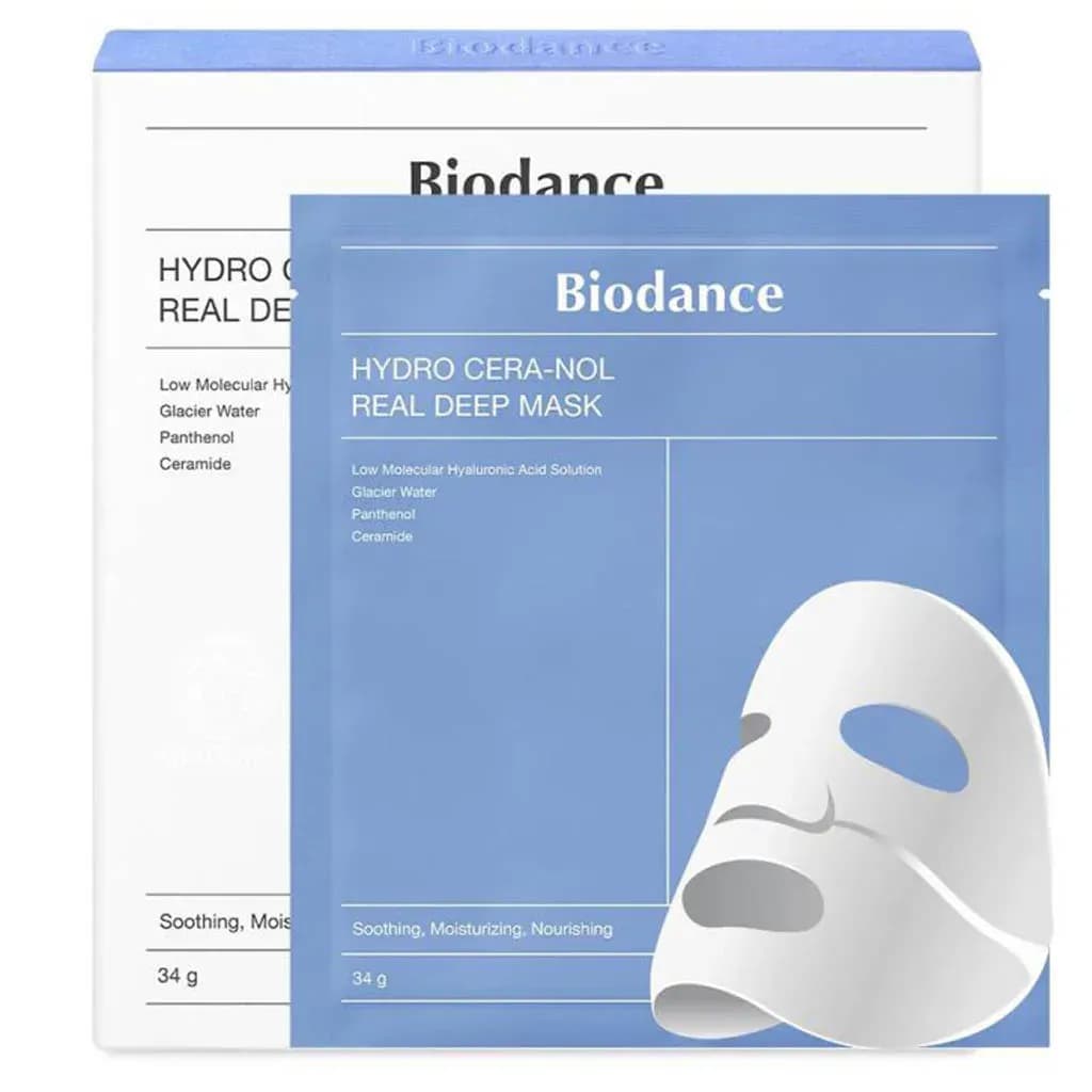 ماسک ورقه‌ای هیدروژلی بایودنس مدل Hydro Cera-nol وزن 34 گرم