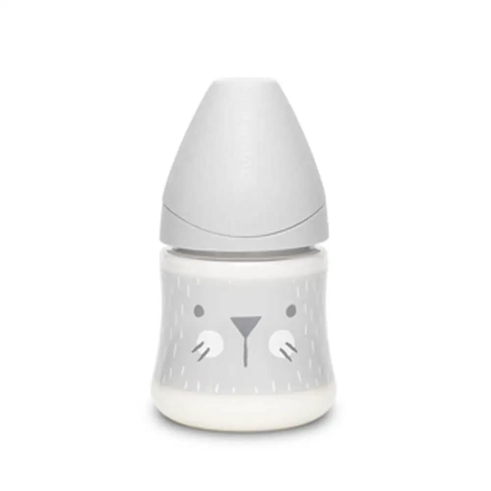 شیشه شیر سری گرد 150 میل سواوینکس Suavinex دارای رنگ‌بندی — تصویر ۴