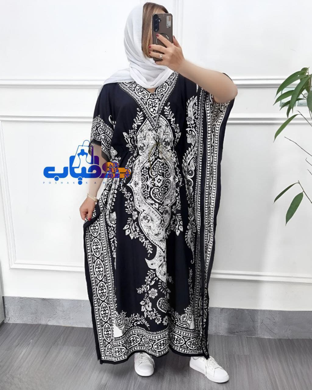 پانچ ساحلی سیلک وارداتی هندی _کد2308 — تصویر ۸