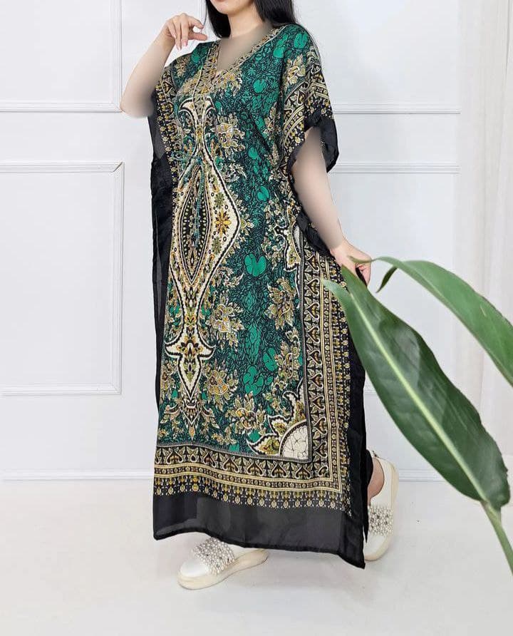 پانچ ساحلی سیلک وارداتی هندی _کد2308 — تصویر ۶