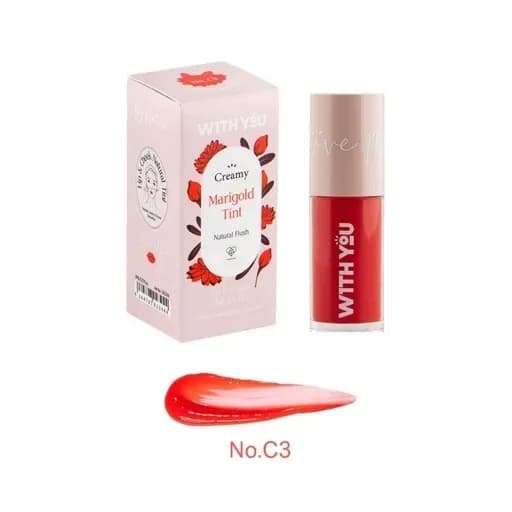تینت کرمی لب و گونه ویت یو مدل Marigold شماره C3 (حجم ۸ میلی‌لیتر)