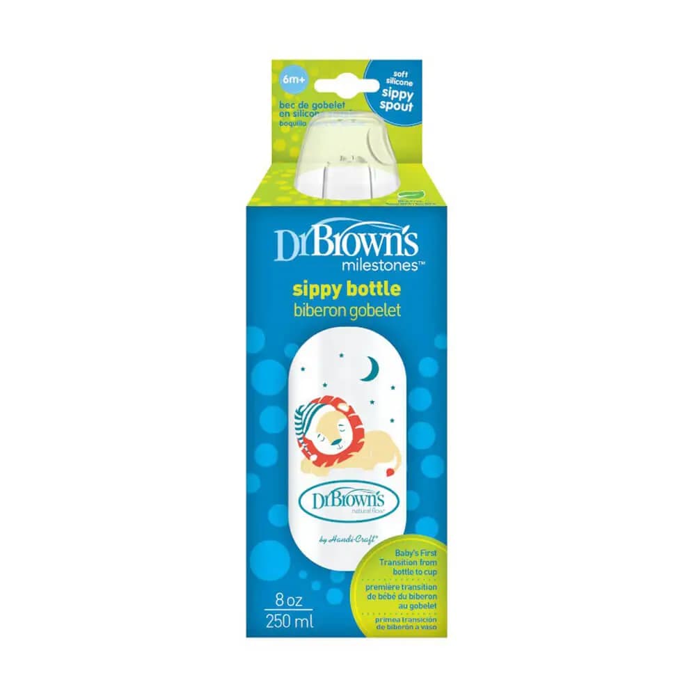 لیوان آبمیوه خوری 250 میل باریک طرح شیر دکتر براون Dr Browns — تصویر ۳