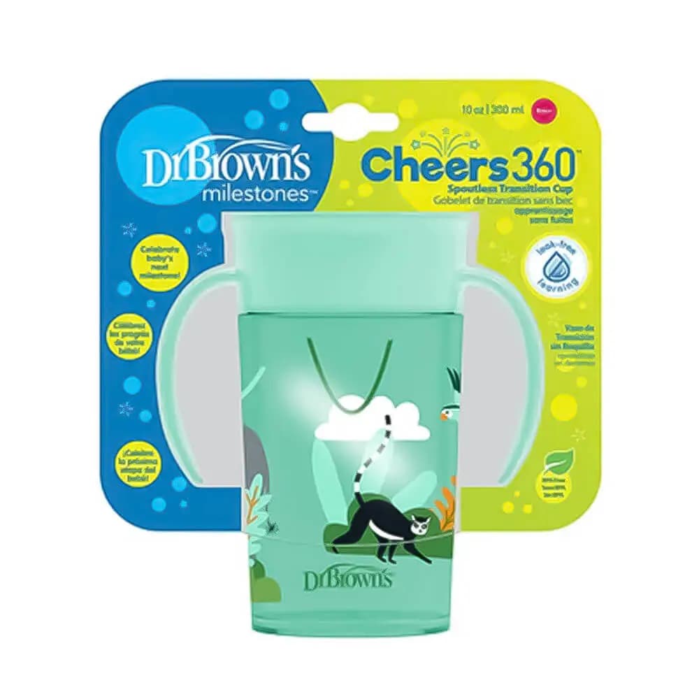 لیوان 360 درجه دسته دار دکتر براون Dr Browns حجم 300 میلی لیتر — تصویر ۶