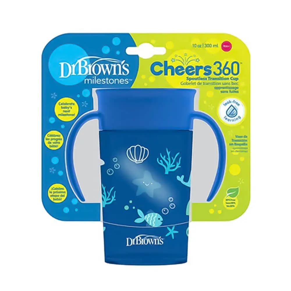 لیوان 360 درجه دسته دار دکتر براون Dr Browns حجم 300 میلی لیتر — تصویر ۵