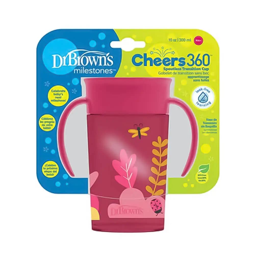 لیوان 360 درجه دسته دار دکتر براون Dr Browns حجم 300 میلی لیتر — تصویر ۴