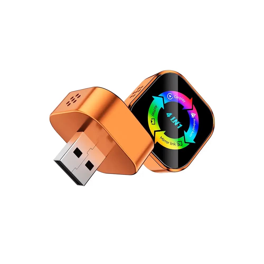 دانگل چهار کاره اپل کارپلی، اندروید اتو، میرورلینک برند Carlinkit مدل Mini Ultra 6 — تصویر ۲