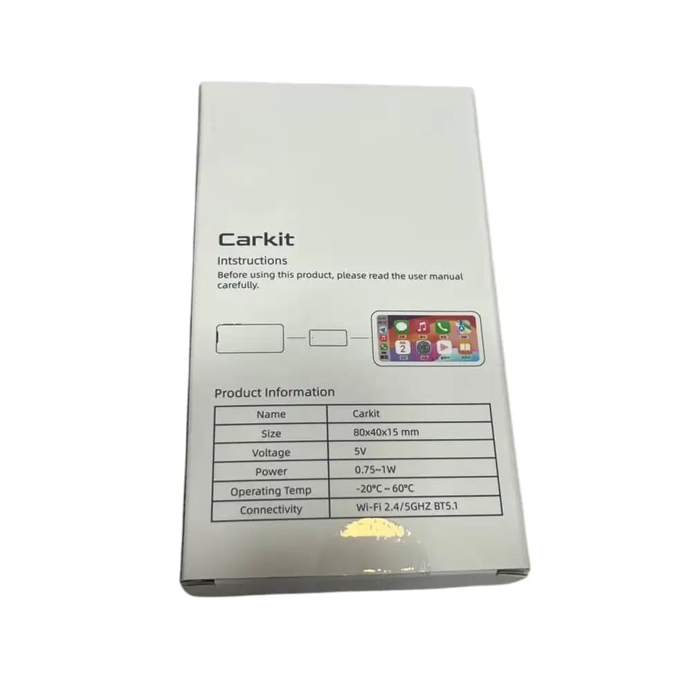 دانگل اپل کارپلی و اندروید اتو وایرلس Carkit — تصویر ۳