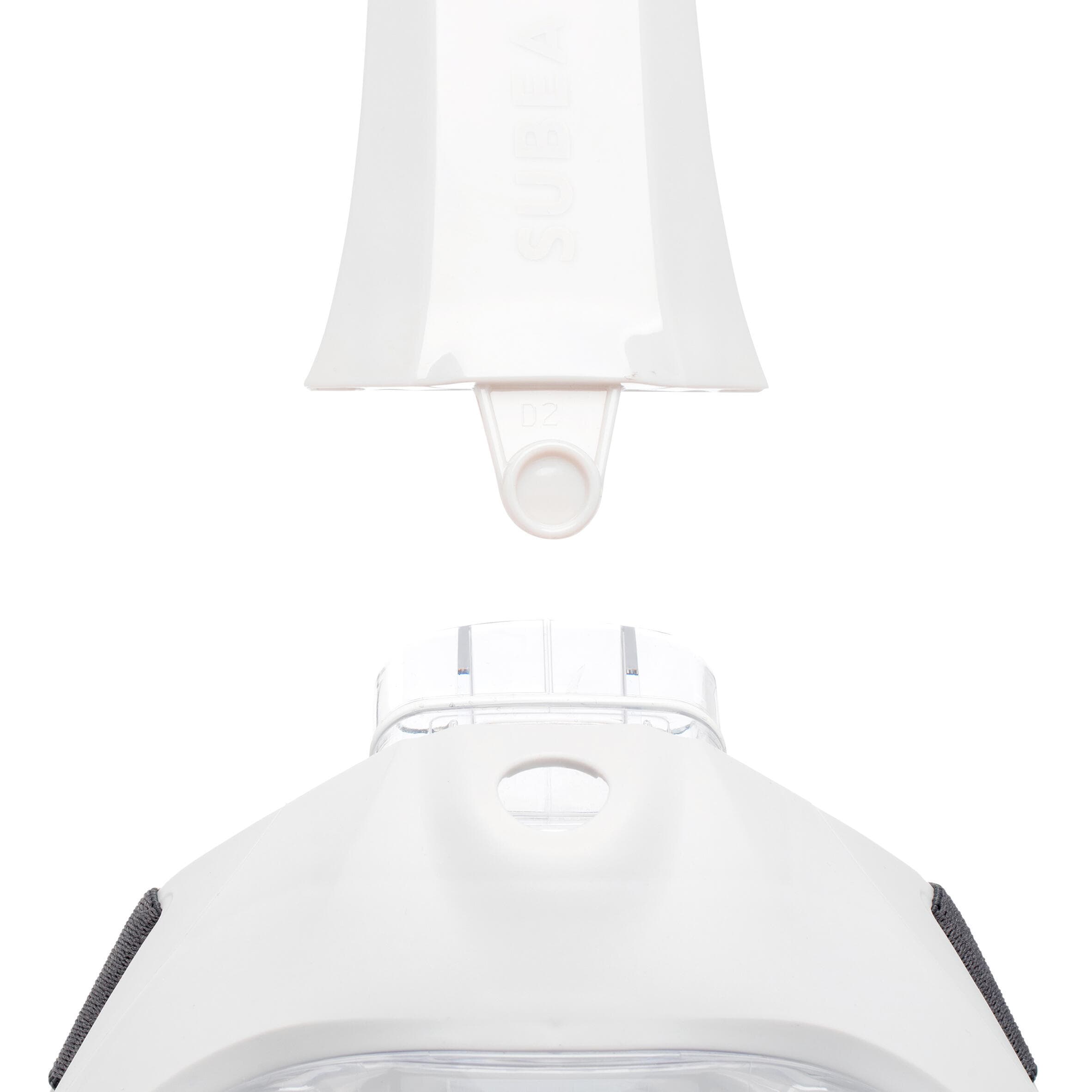 ماسک غواسی اسنورکلینگ EASYBREATH 500 – سفید — تصویر ۶