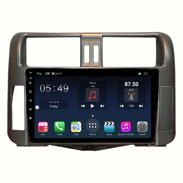 مانیتور پخش تویوتا پرادو 2012 وینکا Toyota Prado 2012