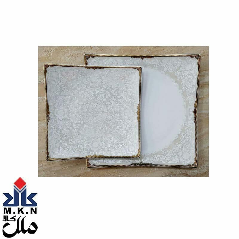 سرویس غذاخوری 95 پارچه 4گوش آرمیتاژ طلا