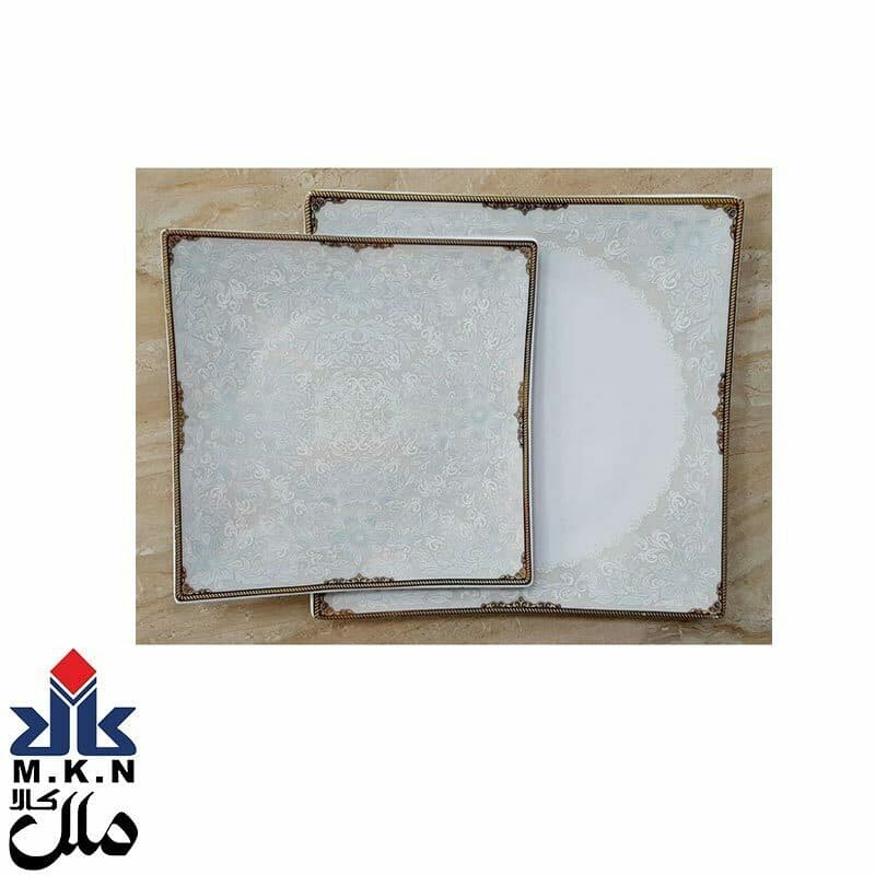 سرویس غذاخوری 30 پارچه 4گوش آرمیتاژ فیروزه