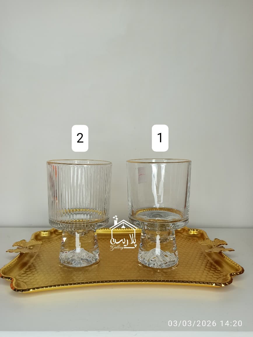 لیوان/دسر خوری ترک لب طلا ۴۱۲۰۸