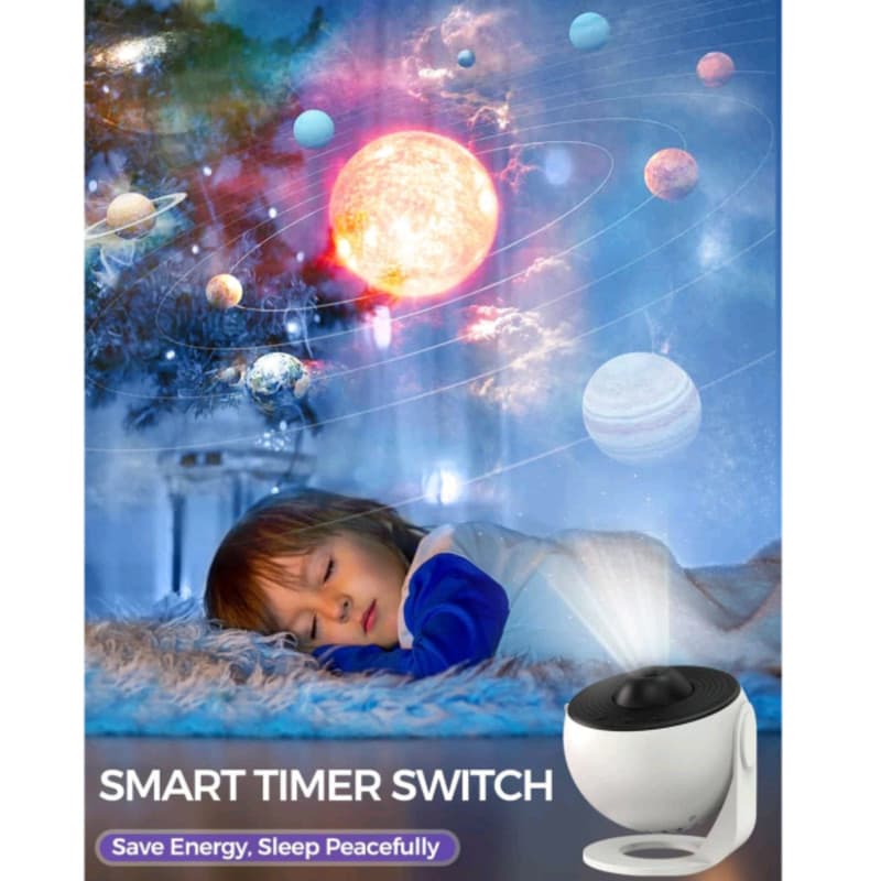 چراغ خواب مدل Galaxy Projector طرح منظومه شمسی — تصویر ۸