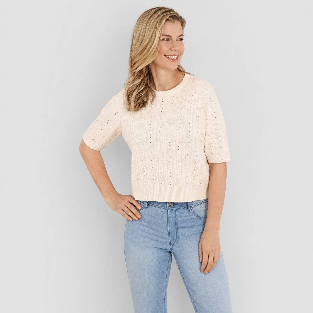 بلوز بافت زنانه برند UP2 FASHION کد 844694بلوز بافت زنانه برند UP2 FASHION کد 844694 — تصویر ۲