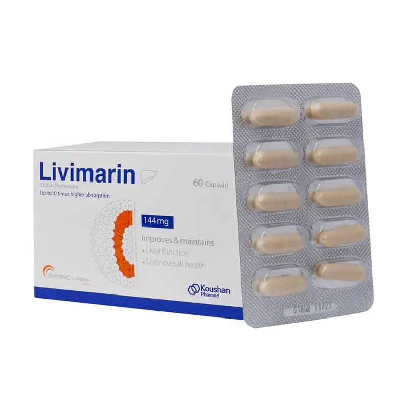کپسول لیوی مارین کوشان فارمد بسته 60 عددی — تصویر ۲