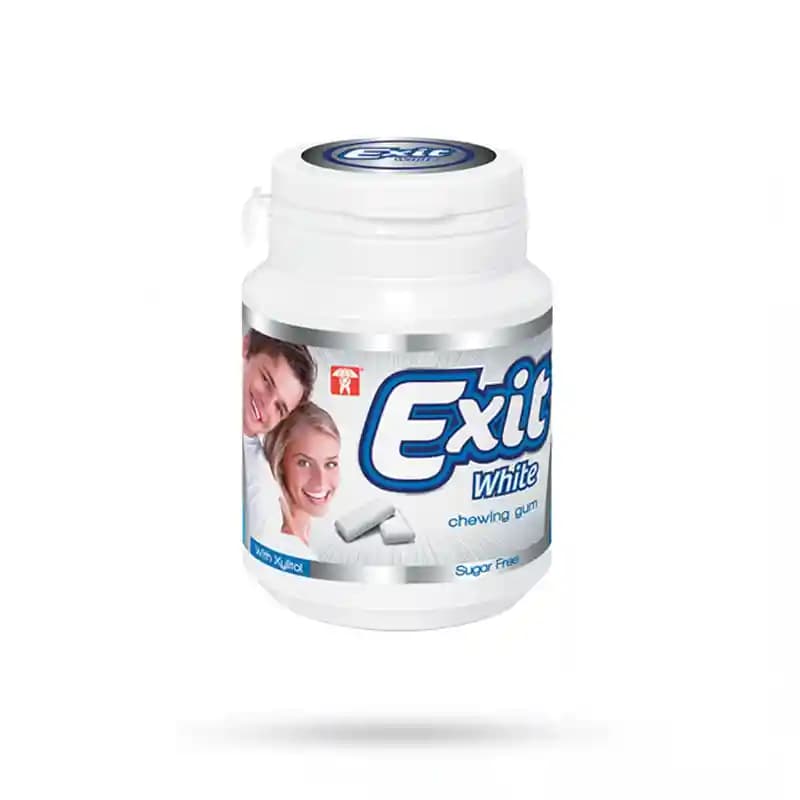 آدامس بدون شکر اگزیت Exit سفید white