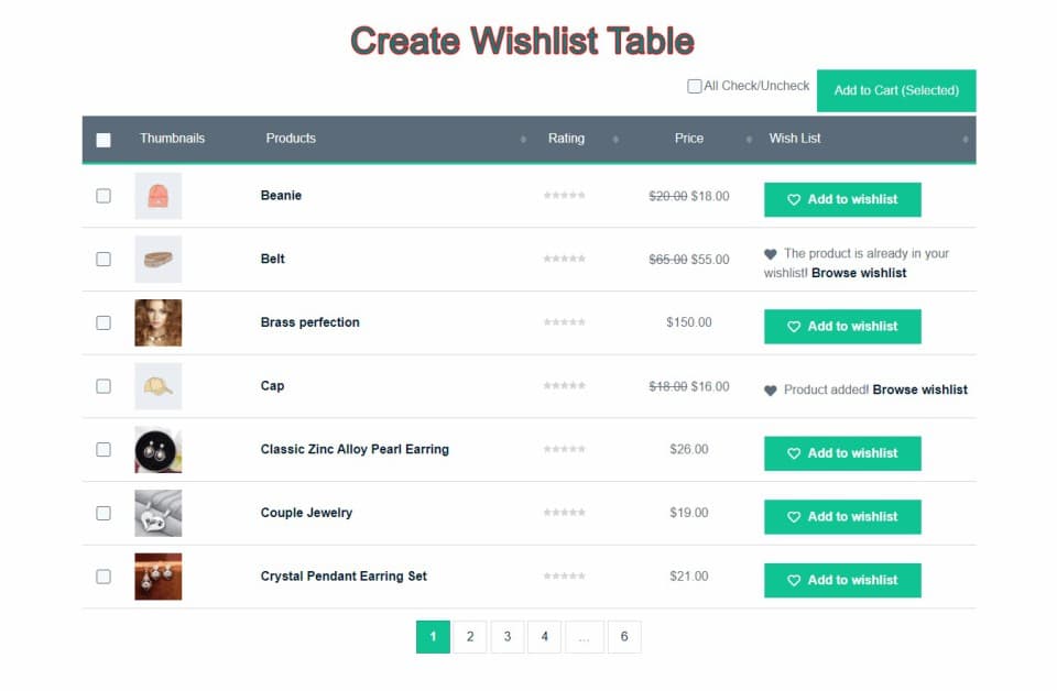 افزونه Woo Product Table Pro نمایش جدولی محصولات ووکامرس 9.1.0 — تصویر ۶