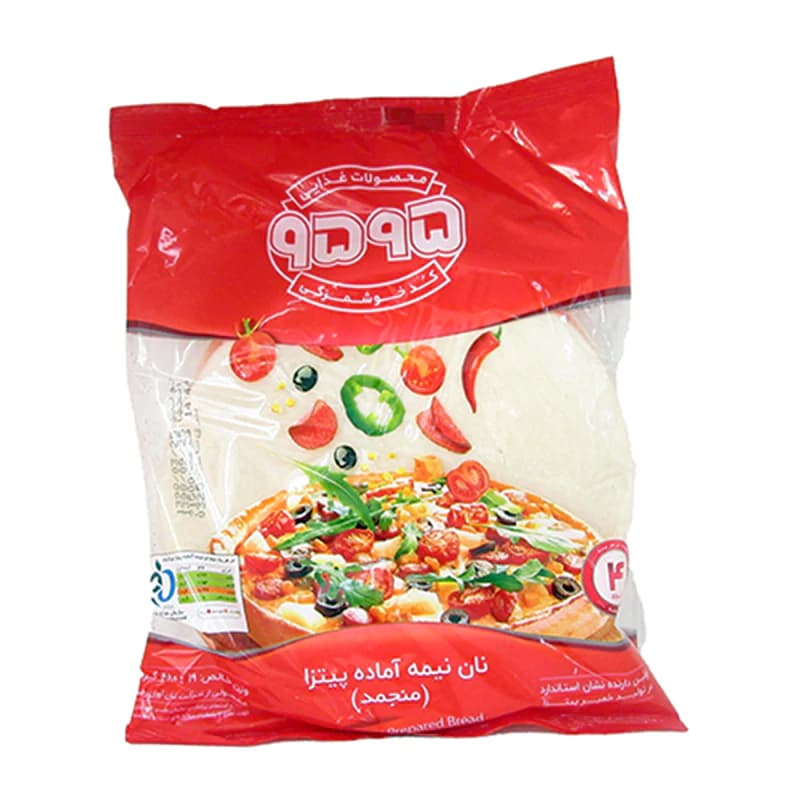 نان پیتزا نیمه اماده500گرمی 9595