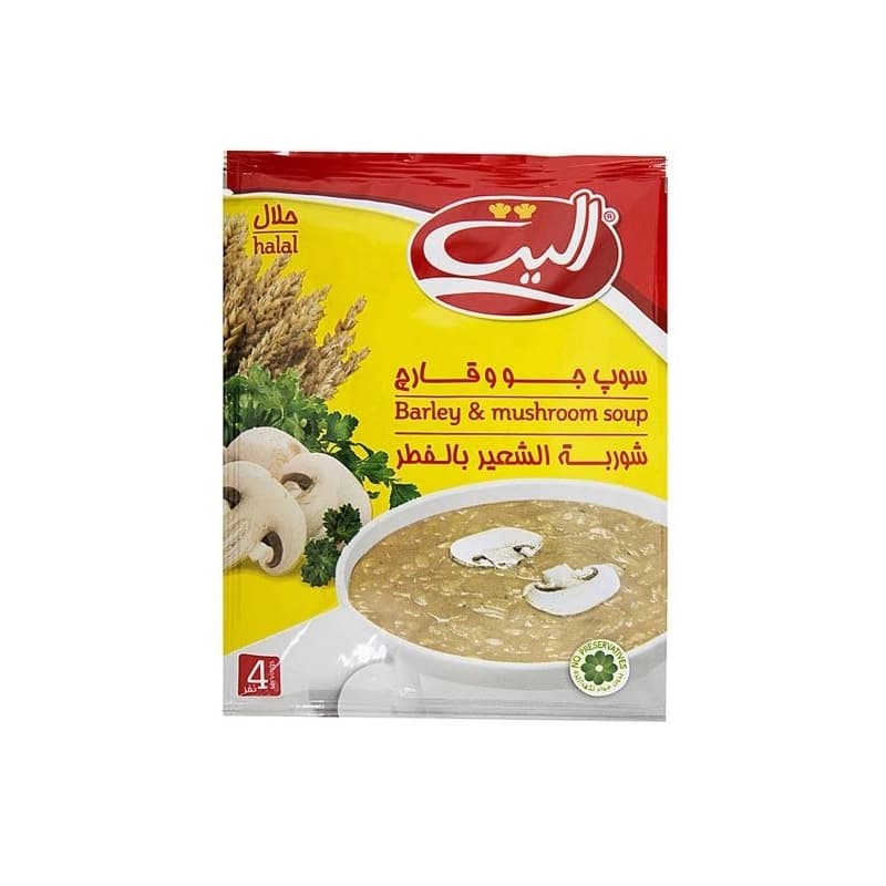 سوپ جو و قارچ نیمه آماده 75گرمی الیت — تصویر ۲