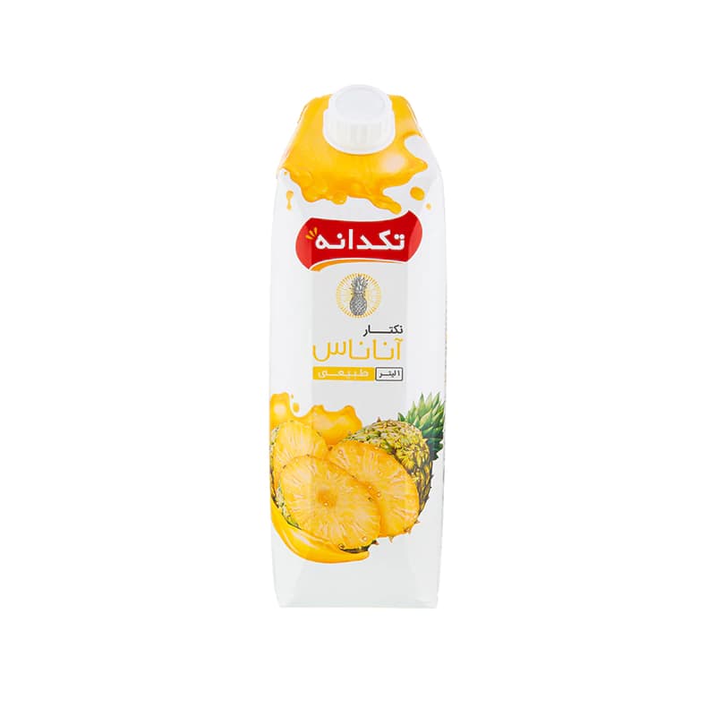آبمیوه اناناس 1لیتری تکدانه