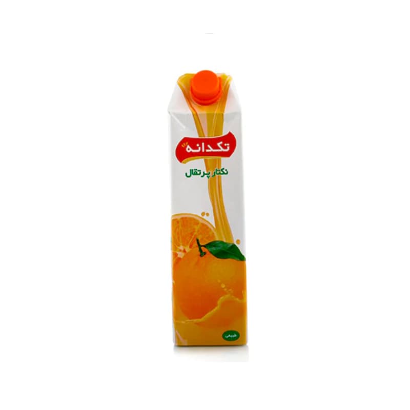 آبمیوه پرتقال 1 لیتری تکدانه