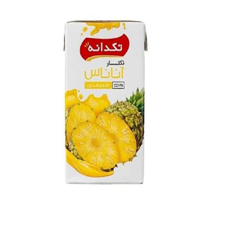 آبمیوه اناناس200سی سی تکدانه