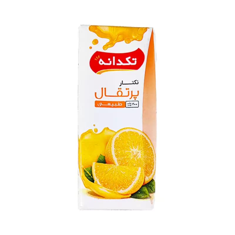 آبمیوه پرتقال 200سی سی تکدانه