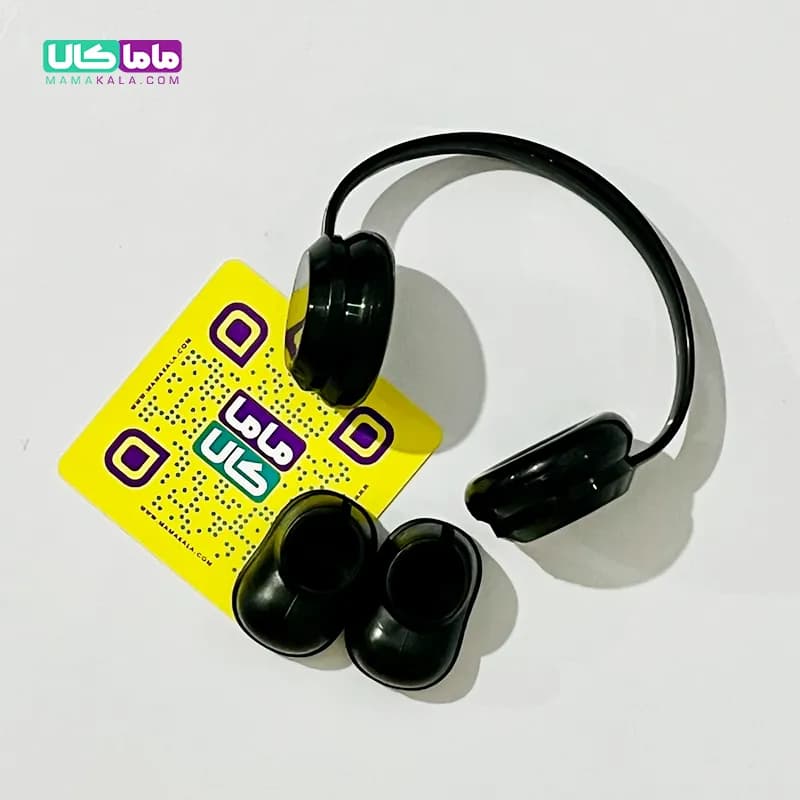 کفش و هدست مشکی عروسک لبوبو (کد 15)