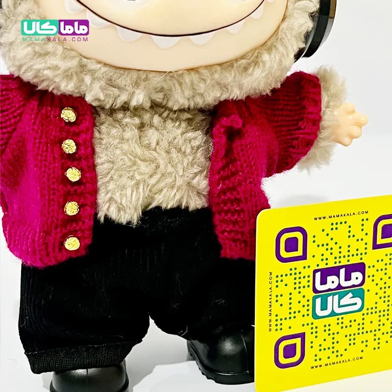 عروسک لبوبو لباسدار تافی مدل ماکارون (کد 27) — تصویر ۸