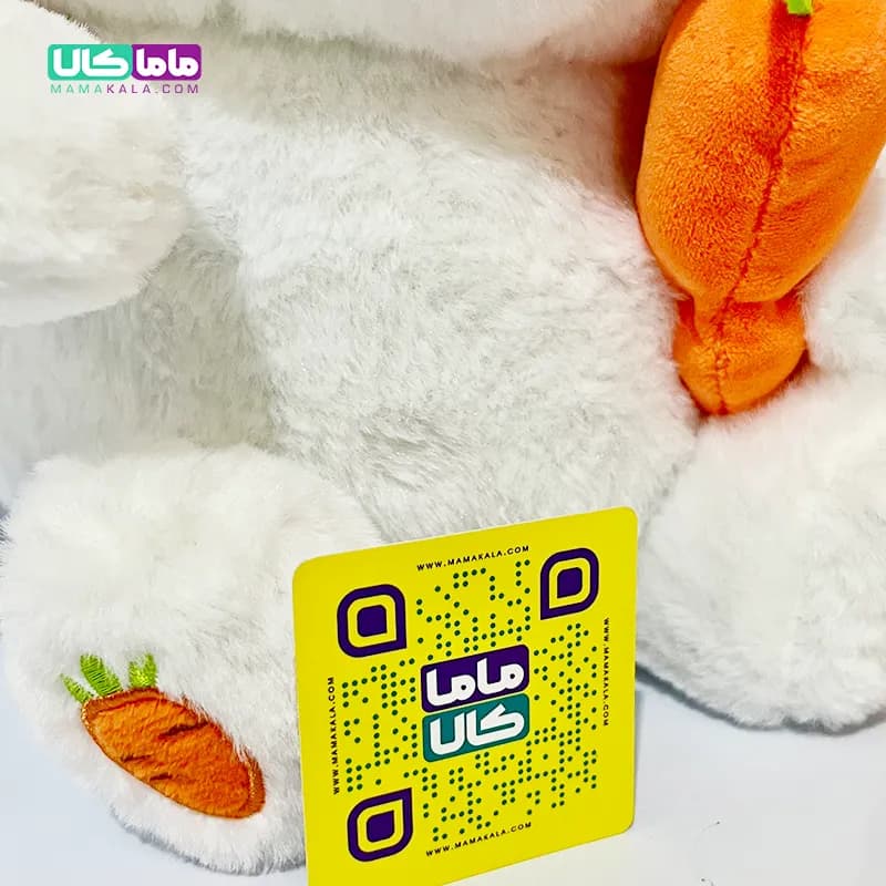 عروسک خرگوش هویج به دست 30 سانتیمتر — تصویر ۵