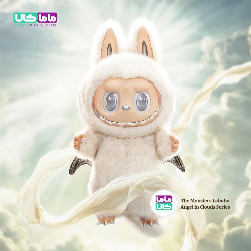 عروسک لبوبو آنجل بالدار 🪽 Labubu Angel in Clouds پاپ مارت — تصویر ۵