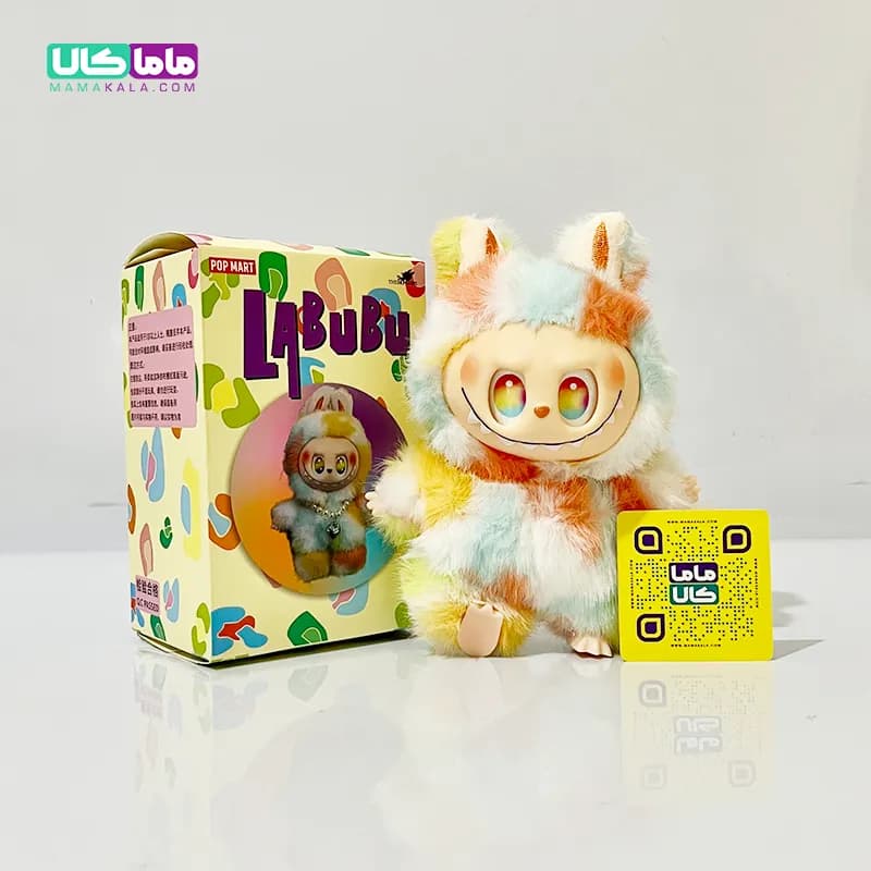 عروسک لبوبو آبرنگی 🌈 Hope Watercolor Labubu پاپ مارت — تصویر ۳