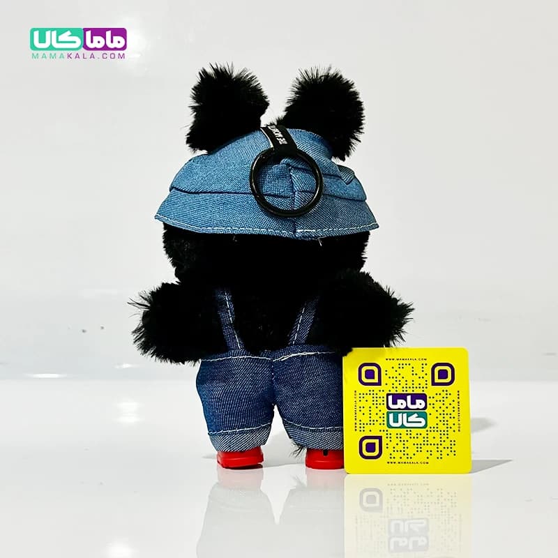 عروسک لبوبو مشکی لباسدار 👶🏿 مدل آفریقا (کد 21) — تصویر ۶