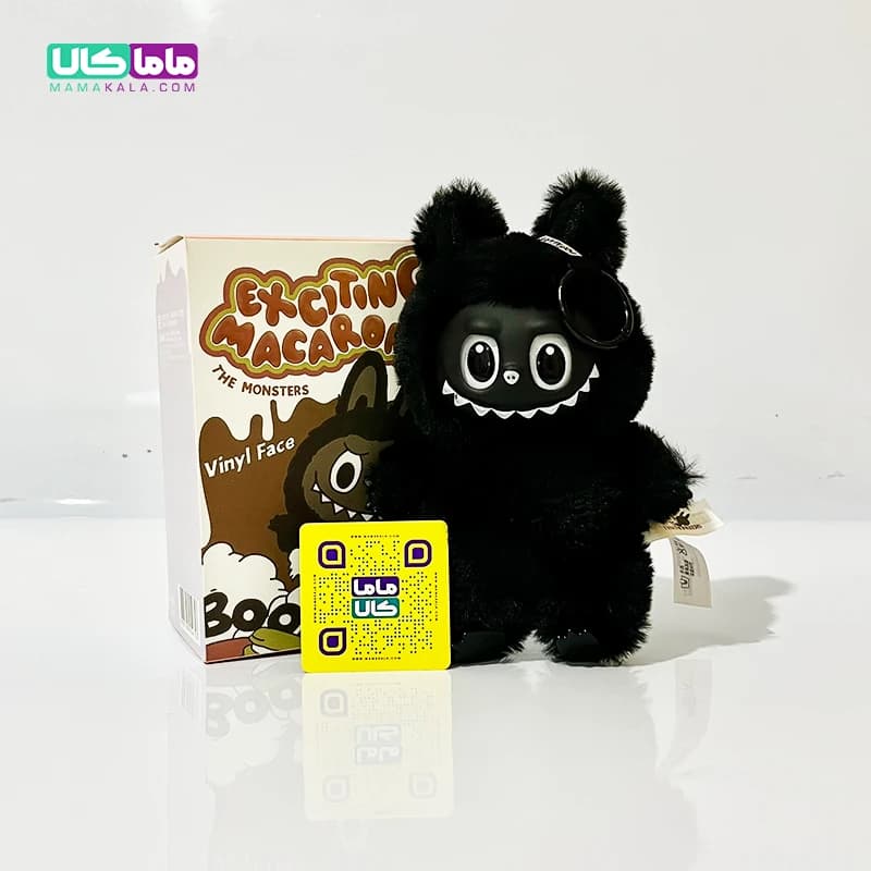 عروسک لبوبو مشکی آفریقا 👶🏿 Black African Labubu پاپ مارت