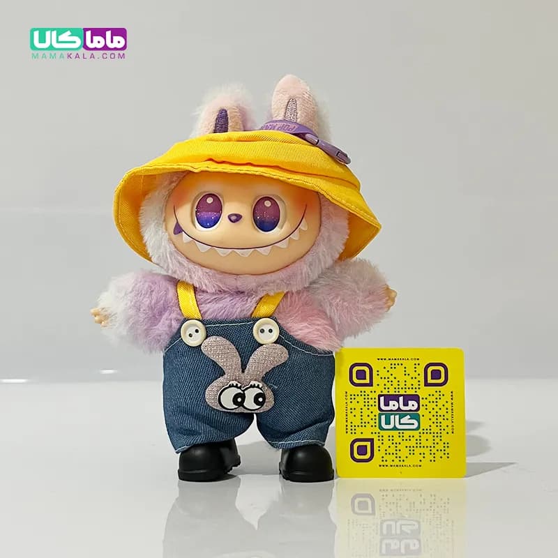 عروسک لبوبو لباسدار بنفش مدل انرژی (کد 19)