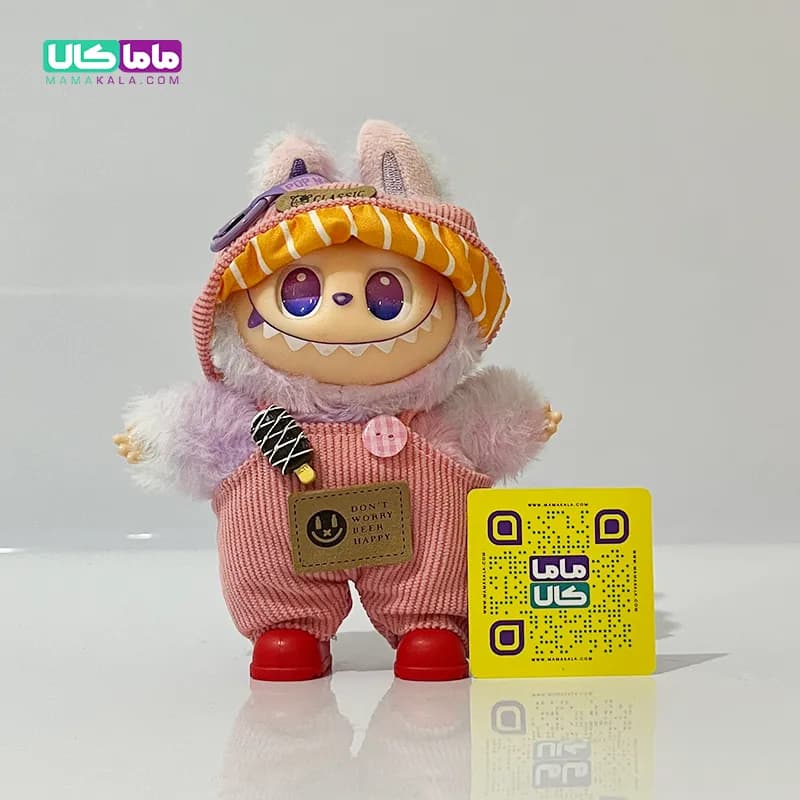 عروسک لبوبو لباسدار بنفش مدل انرژی (کد 18)