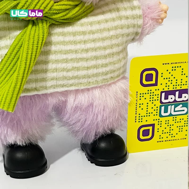عروسک لبوبو لباسدار بنفش مدل انرژی (کد 17) — تصویر ۳